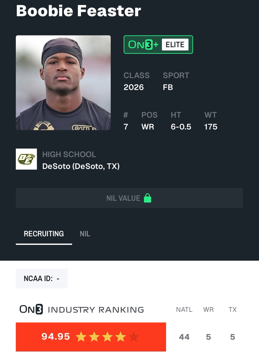 SoMissCreamer's tweet image. Dear @CoachHuff,

I found a standout guy for you. Elite name and (probably) an elite ball player. Will give all my money ($17.63 and a slightly used Ward’s gift card) to TTTC if we land this stud.

Sincerely,
Cream Schemer