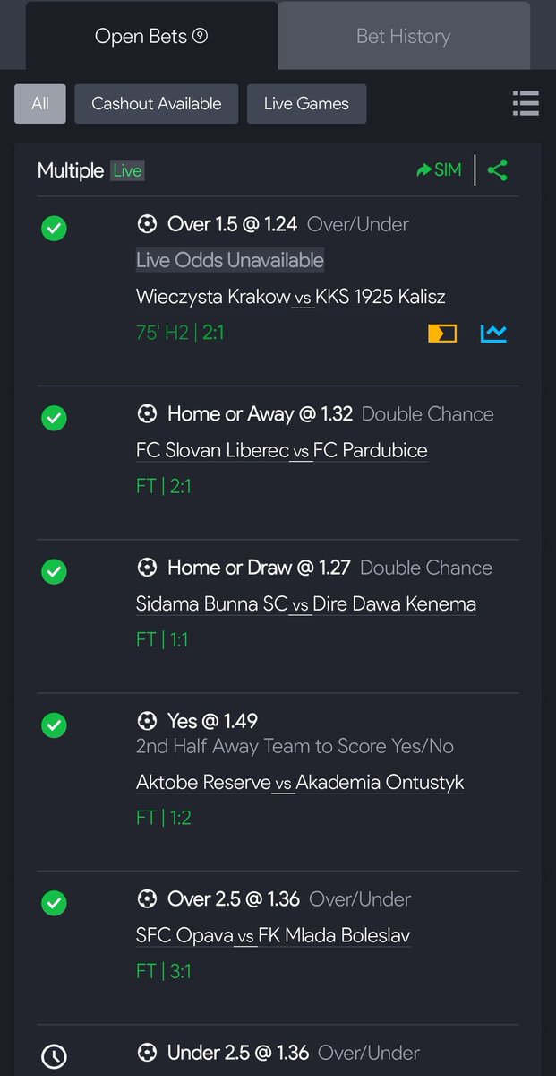 My rough sheet 32K Odds is going well. We hope for greens 💚 all around.