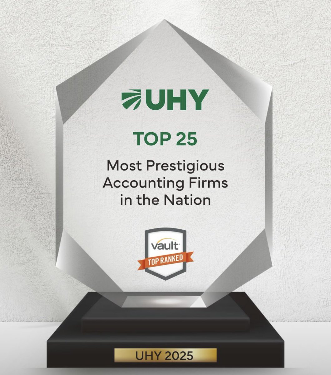 McCartyCPA's tweet photo. @UHY_US = One Firm.  One Brand.  One Team.  

Not all firms are built the same. https://t.co/z487PKS3Cm