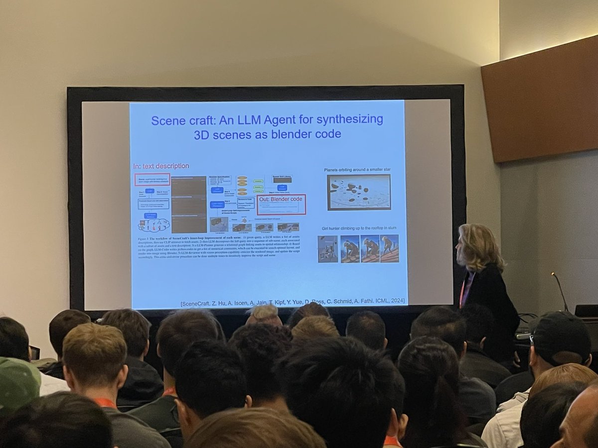 How to generate 3D with LLM reasoning by Cordelia Schmid at the ScanNet++ workshop <a href="/CVPR/">#CVPR2025</a>!