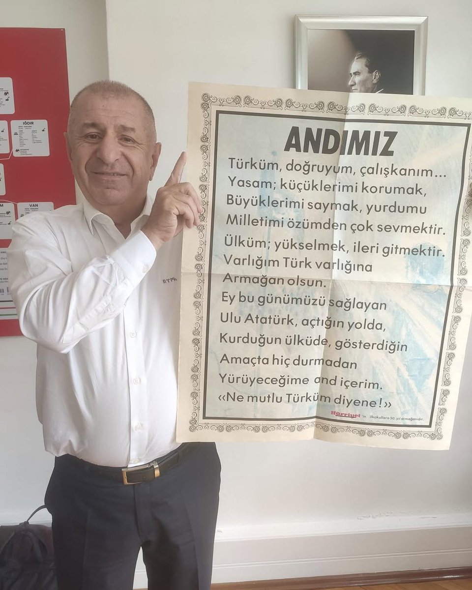 Türk olmakla daima iftihar ederiz!