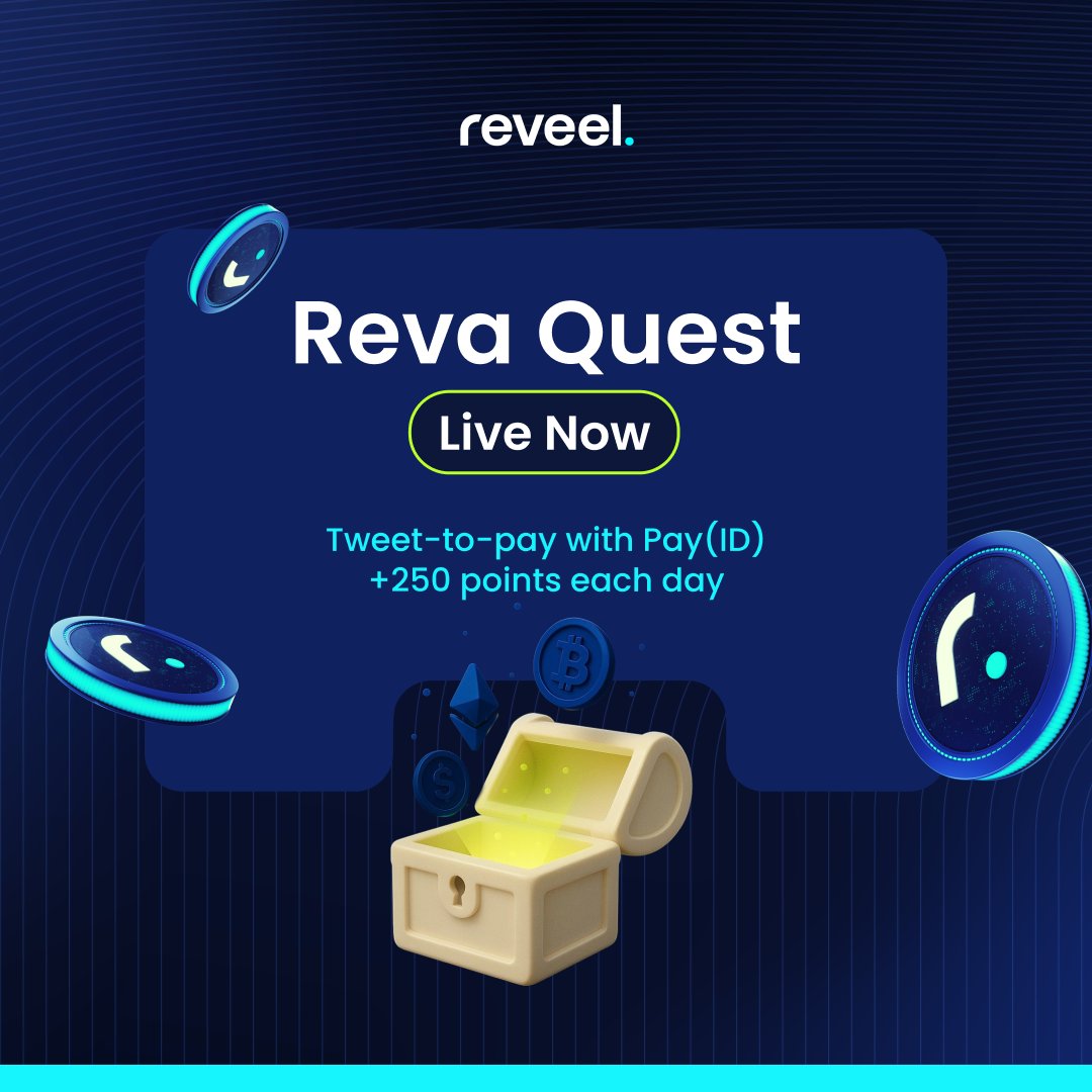 r3vl_xyz's tweet photo. 🟩 New Reva Quest is live 🟩 
Send a payment on X using Pay(ID)

→ No apps 
→ No switching tabs 
→ Just tweet to pay

Complete it daily 
Earn +250 points👇 https://t.co/RyTz1Xi0Ry