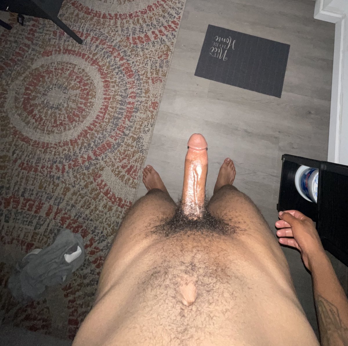 Dick and Toes😈👃🏽#repost to say Good Morning😏