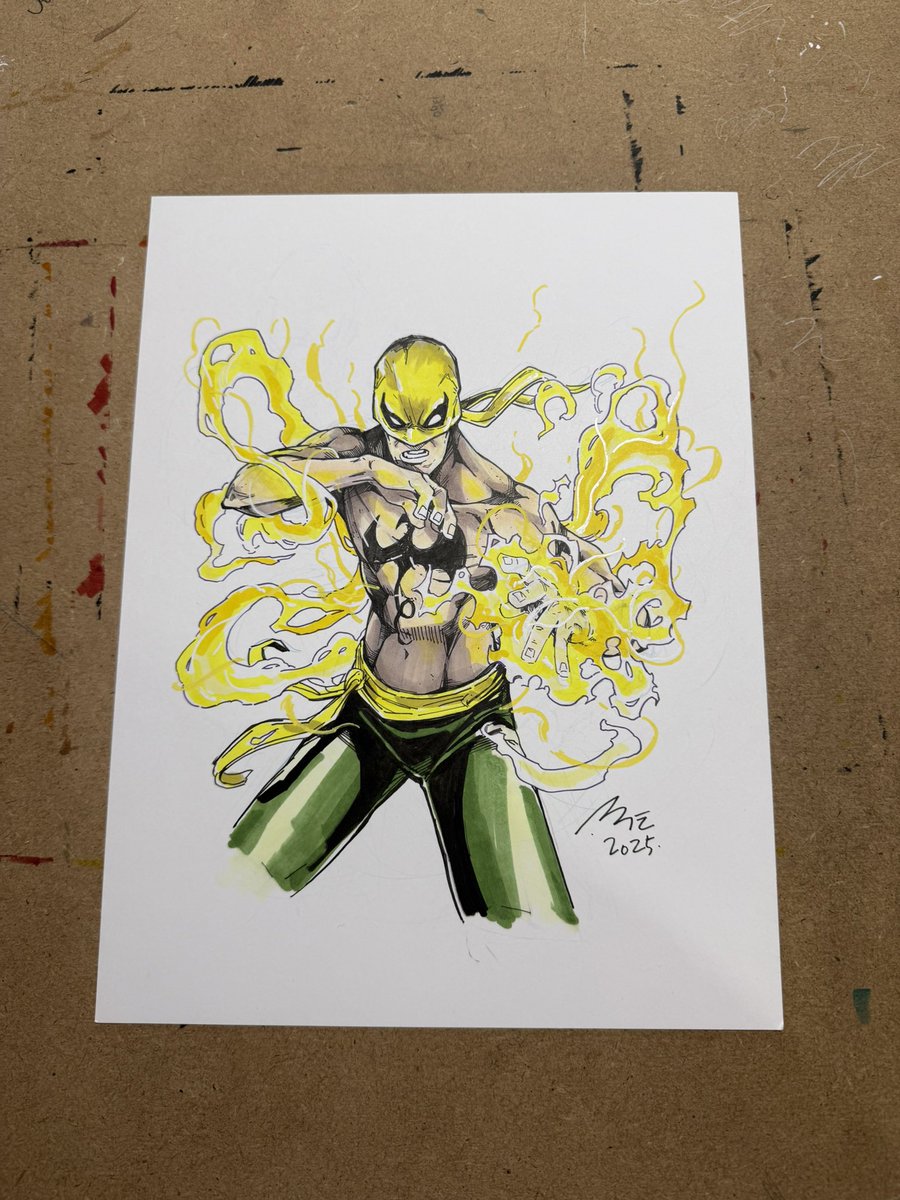 kangtolee1201's tweet image. 2025/06/12 Drink & Draw
MARTIAL ARTS
#marvel #IronFist #StreetFighter #Chunli