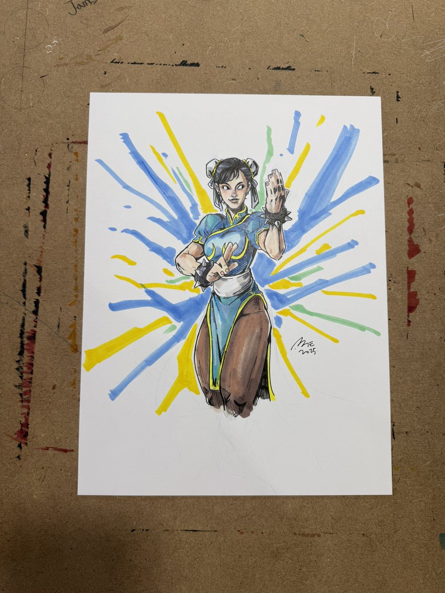 kangtolee1201's tweet image. 2025/06/12 Drink & Draw
MARTIAL ARTS
#marvel #IronFist #StreetFighter #Chunli