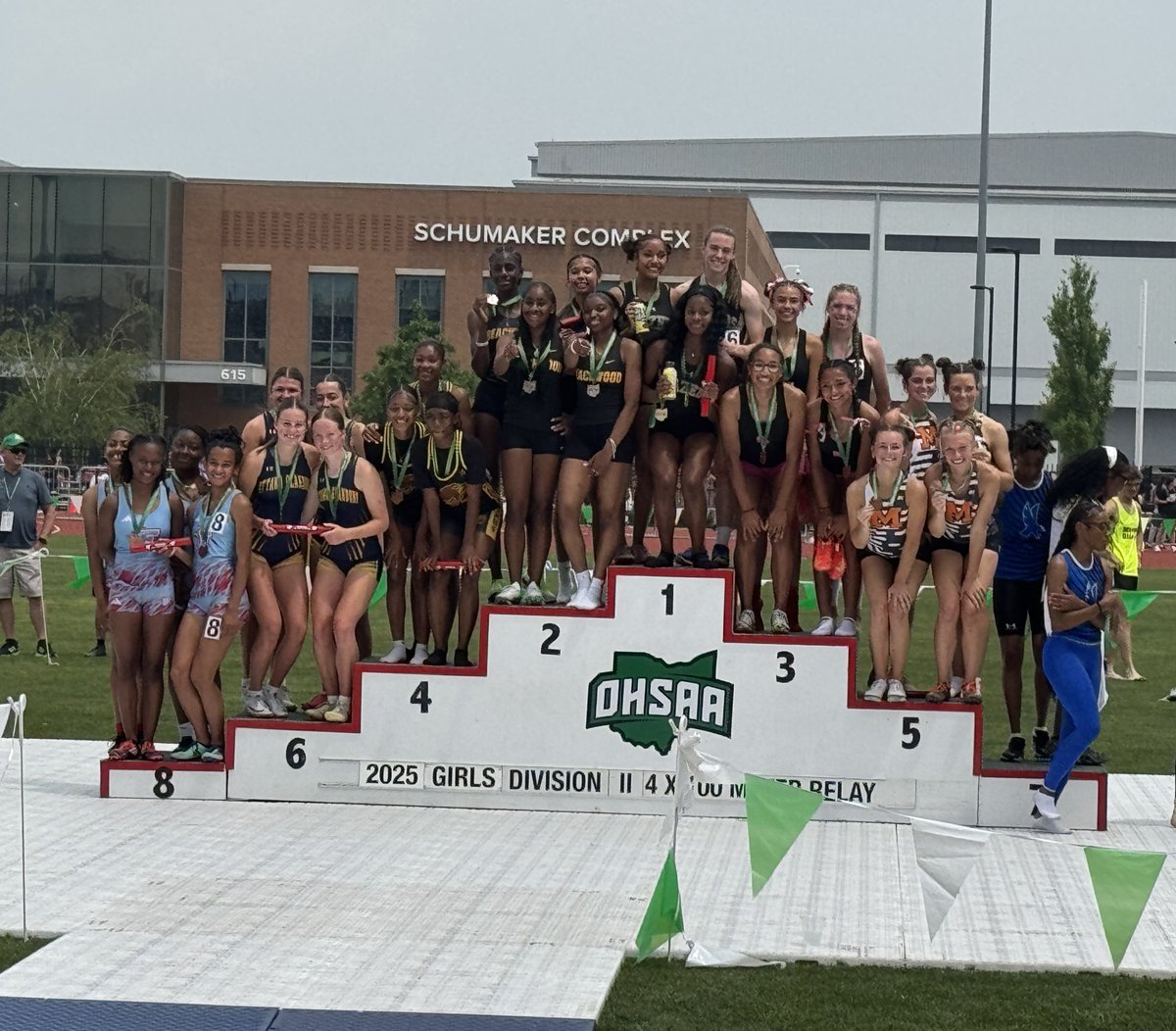 👏 Huge congratulations to these incredible Wildcats who ran a season-best 49.54 in the prelims at the OHSAA State Championships—then came back and placed 8th in the state finals! 🏅 💨 #wearefinneytown #bethechange