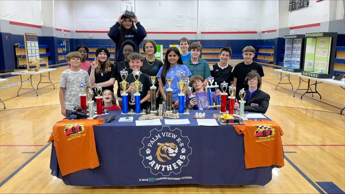 🚀 Palm View K-8, part of Manatee County Schools, became the district’s first Woz ED STEM Pathway School in 2023 and is now a leader in STEM education!
Read more~

bit.ly/442pbbm 

#STEM #Science #educate #schools #K12 <a href="/Florida/">Joe</a> #technology #fun #students #learn #inspire