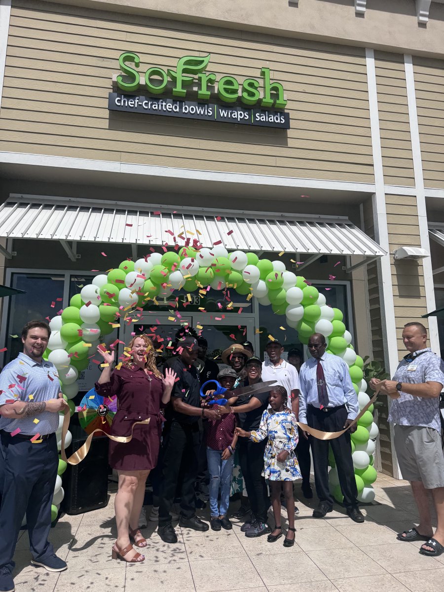 SCChamber's tweet photo. ✂️🎉Congratulations to SoFresh Viera on your grand opening and ribbon-cutting celebration! https://t.co/N1aULc7wLP
