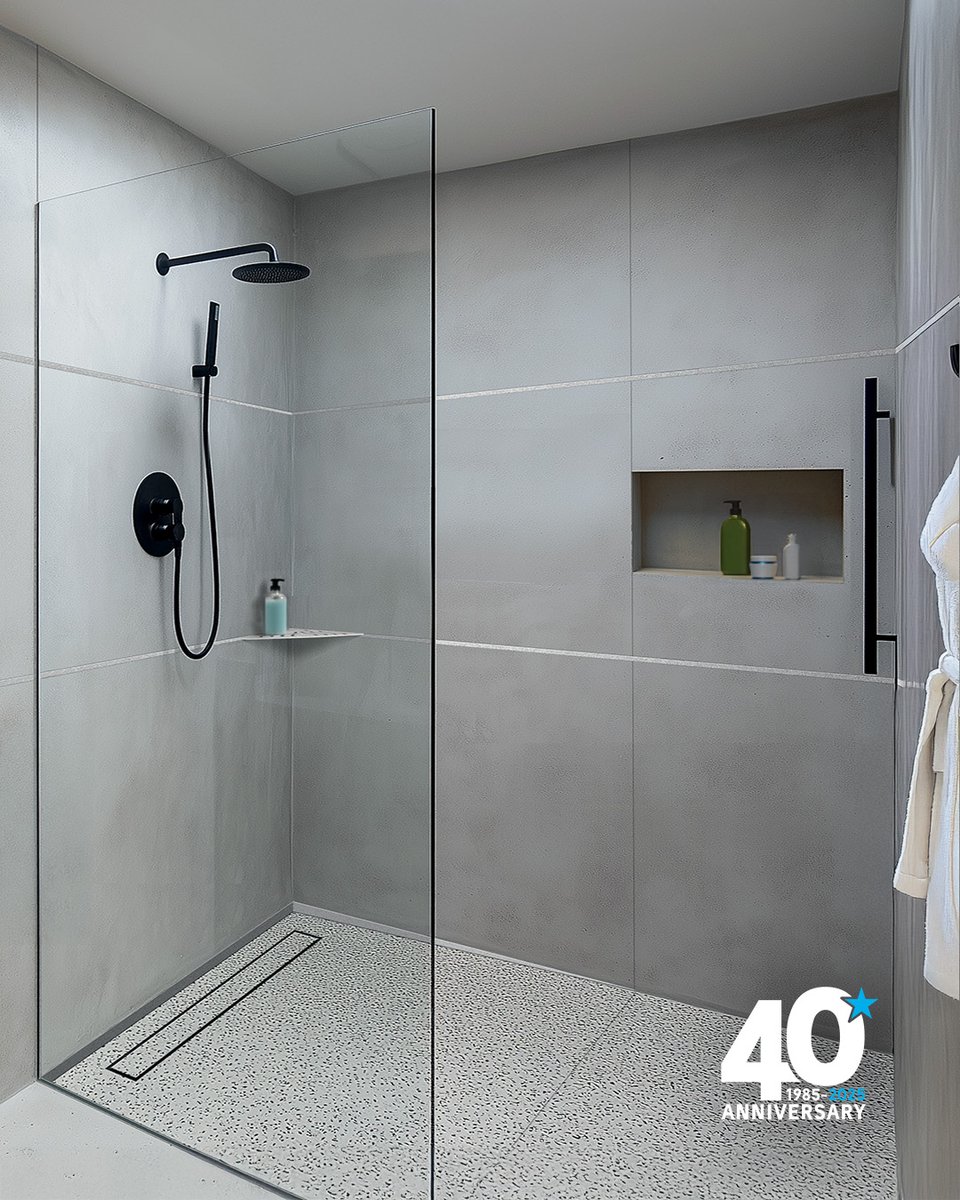 Make your bathroom unique with PROSHOWER SYSTEM: minimalist design and high-performance features for a safe and fully integrated flush-to-floor shower area.