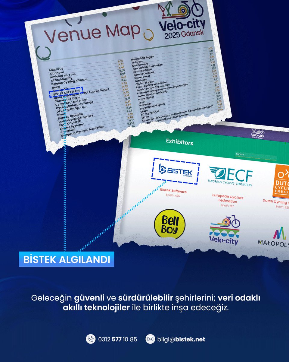 Merhaba Velo-City 🙌🏻

Bistek ekibi olarak bisikletli ulaşımın ve sürdürülebilir şehirlerin geleceğine yön veren Velo-City 2025’te yerimizi aldık.

#velocity #bistek