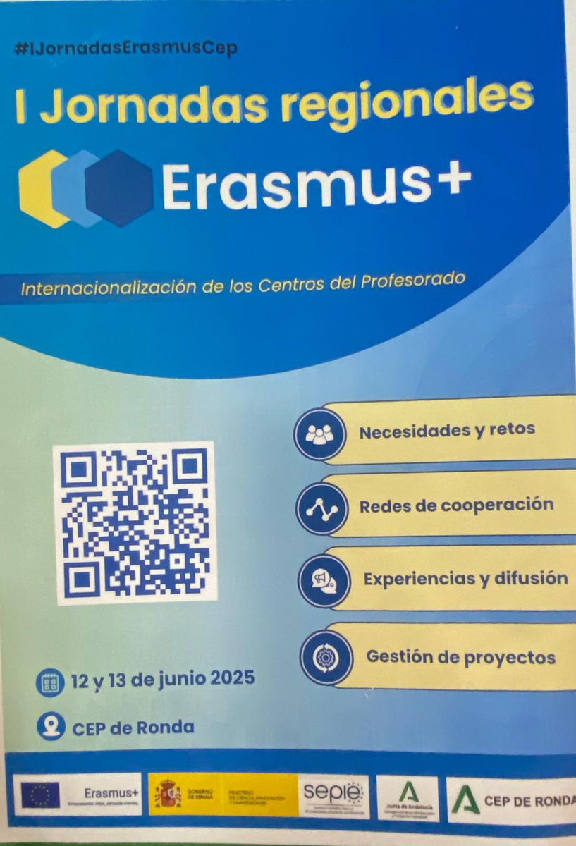 CEP JAEN (@cepjaen1) on Twitter photo El Cep de Jaén participa activamente en las I JORNADAS TEGIONALES Erasmus+ para la Internacionalización de los Centros del Profesorado de Andalucía. <a href="/DG_IFP/">DG de Innovación y Formación del Profesorado</a>, <a href="/cepronda/">CeP Ronda</a>, <a href="/EducaAnd/">Consejería Desarrollo Educativo y FP</a> El Cep de Jaén participa activamente en las I JORNADAS TEGIONALES Erasmus+ para la Internacionalización de los Centros del Profesorado de Andalucía. <a href="/DG_IFP/">DG de Innovación y Formación del Profesorado</a>, <a href="/cepronda/">CeP Ronda</a>, <a href="/EducaAnd/">Consejería Desarrollo Educativo y FP</a>