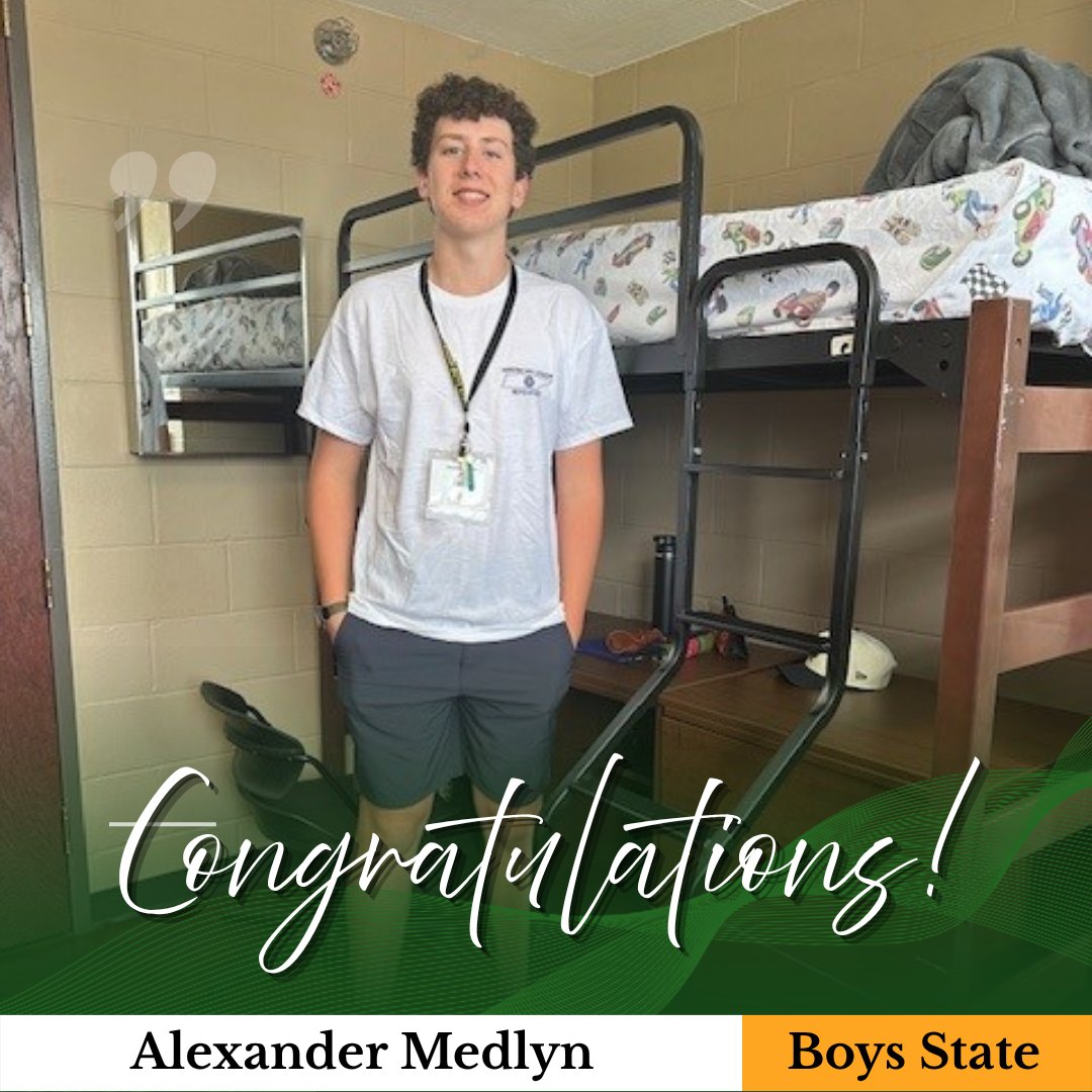 Congratulations to <a href="/KnoxCatholic/">Knoxville Catholic☘️</a> golf team member Alexander Medlyn on his participation in The American Legion TN Boys State 2025.

Alexander is the third consecutive golf team member to be selected and attend this prestigious program.

#morethananathlete