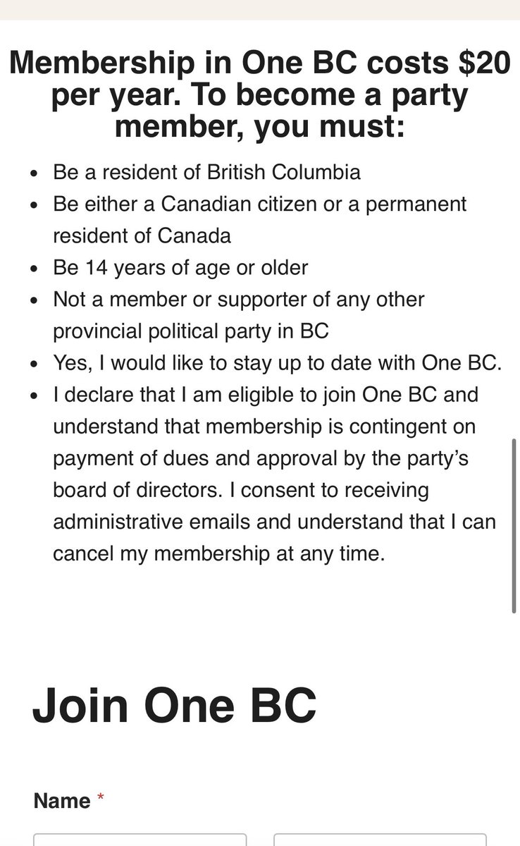 Looks like <a href="/Dallas_Brodie/">Dallas Brodie</a> and <a href="/TaraArmstrongBC/">Tara Armstrong</a> are about to launch a new political party called One B.C.  
According to a website that was live this morning and has since been taken down. 
<a href="/Jordan_Keal/">Jordan Kealy</a> was not listed as a member.