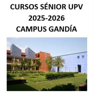 Oferta formativa y fechas de matrícula 2025-2026  <a href="/UPVCampusGandia/">Campus de Gandia | UPV</a>
Como novedad habrá dos cursos: GRUPO A: lunes y miércoles y GRUPO B: martes y jueves.
La matrícula desde 18 de junio a las 9:00 horas upv.es/entidades/AUS/
upv.es/entidades/epsg…