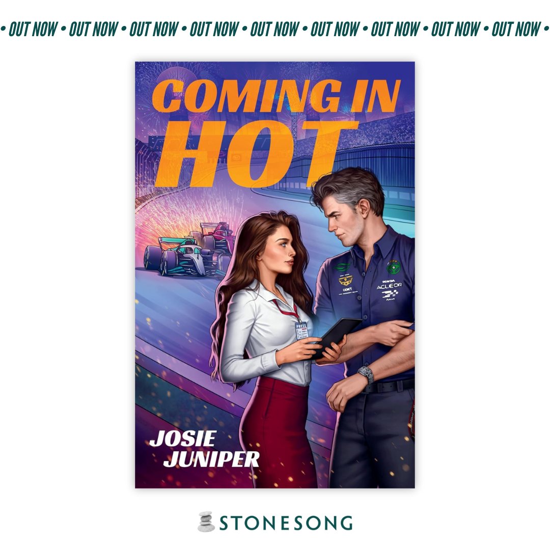 Happy pub day to Josie Juniper's new F1 romance, COMING IN HOT!