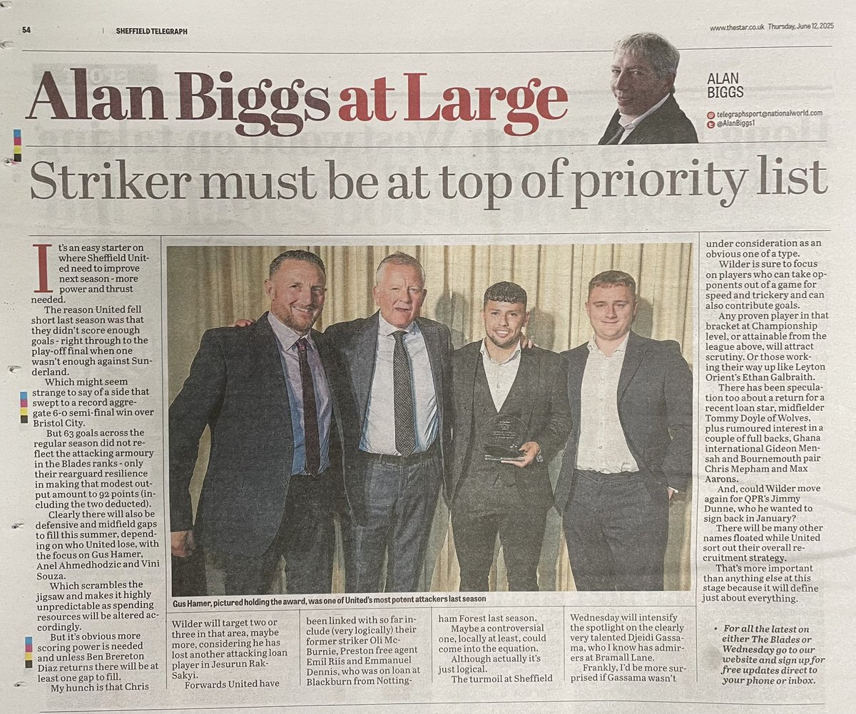 Hope this stays relevant somehow … the sensible recruitment field at #SUFC