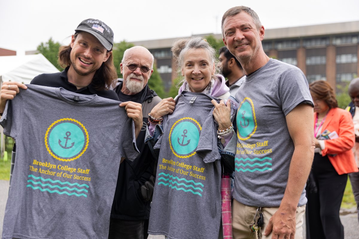 ❤️💛 Huge thanks to the incredible Brooklyn College staff! You truly are "The Anchor of Our Success." Your hard work, dedication, tireless service over the past year have made an immeasurable difference in the lives of our students and the functioning of our entire campus.  ⚓︎