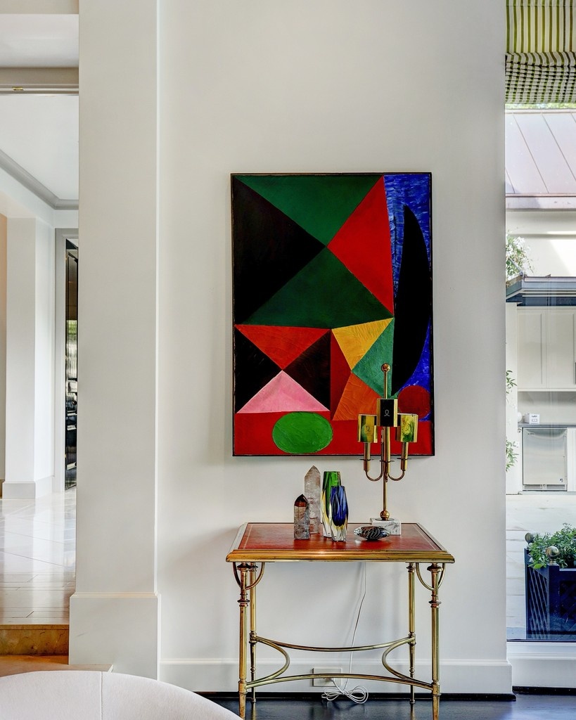 a bold + captivating LaSelle in a private collection here in Houston 🔹🟩🔺

Dorothy Antoinette (Toni) LaSelle (American, 1901 - 2002)
Climate of the Heart #6, 1956
oil on canvas