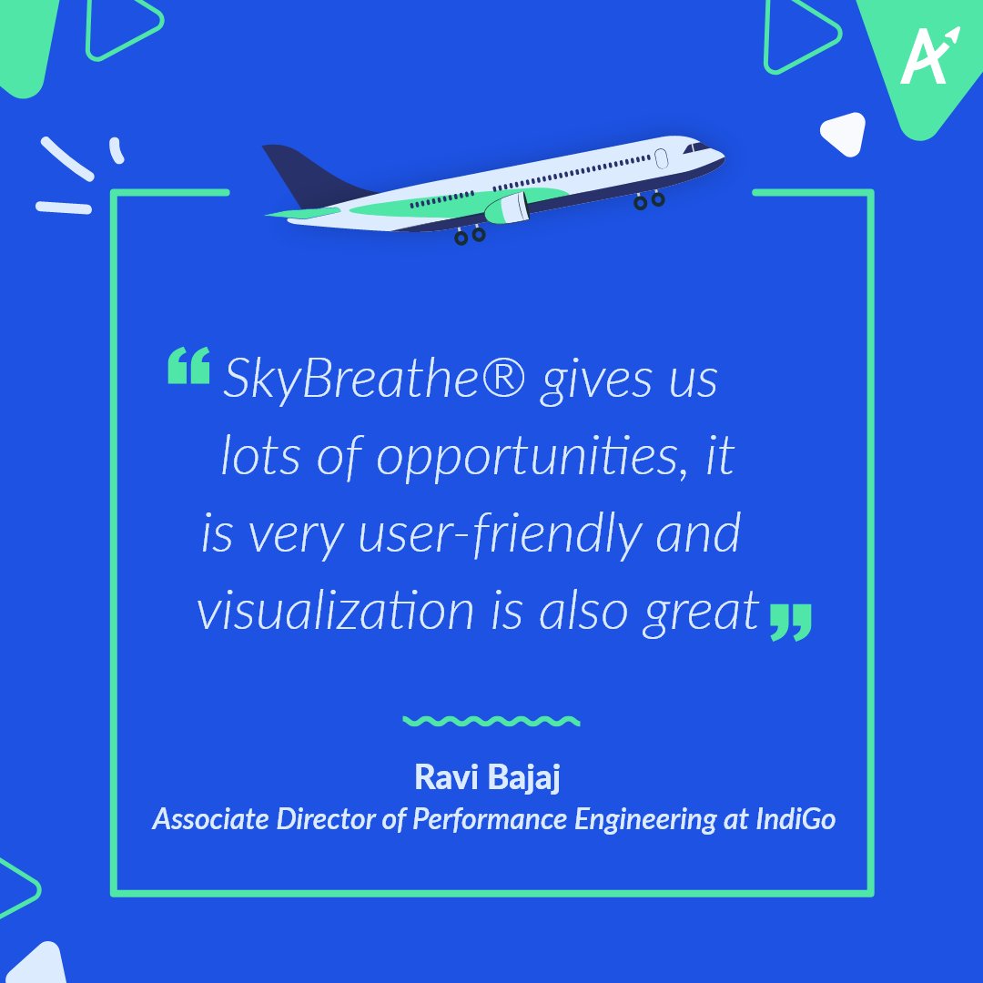 "SkyBreathe® gives us lots of opportunities, it is very user-friendly and visualization is also great" 

- Ravi Bajaj, Associate Director of Performance Engineering at <a href="/IndiGo6E/">IndiGo</a> 

#FuelEfficiency #SkyBreatheCommunity
