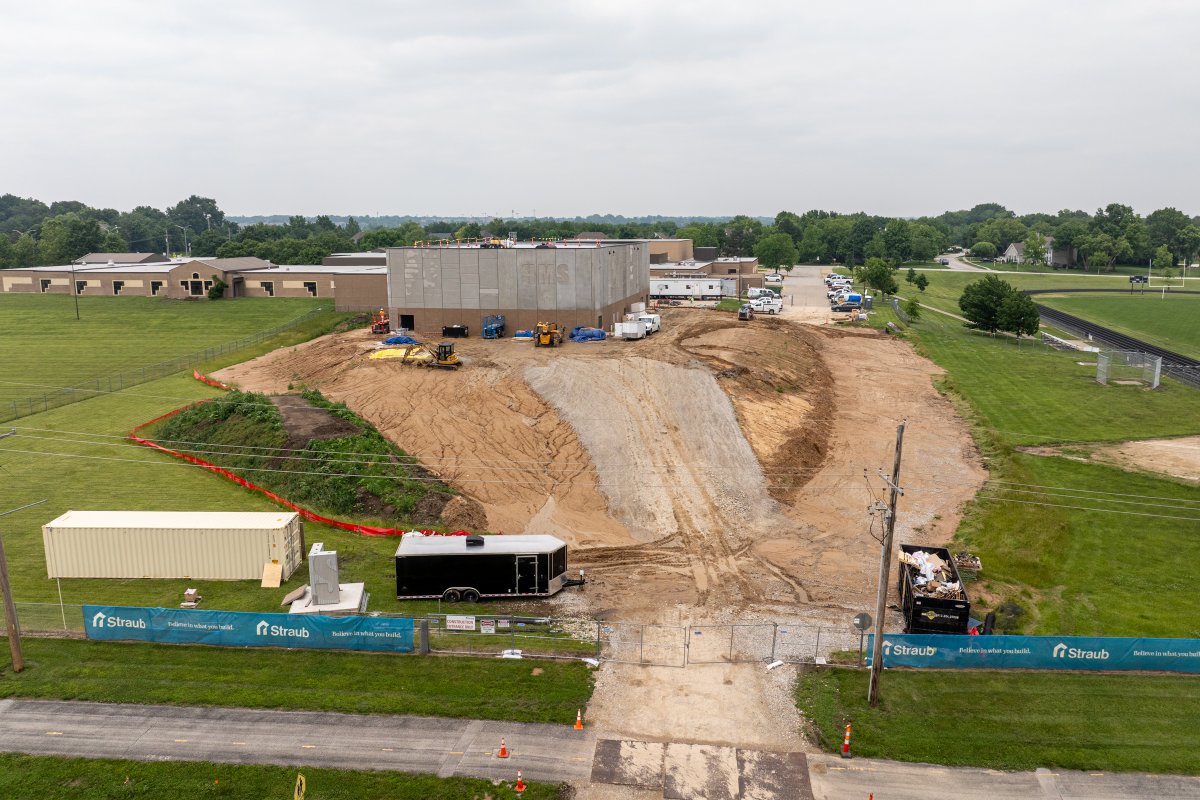 Straub Construction (@straubcon) on Twitter photo Progress is moving along at Harmony Middle School! Crews have been hard at work, and we’re seeing things take shape inside the new gymnasium. Excited to continue to see this project come together.
#BelieveInWhatYouBuild <a href="/bvschools/">Blue Valley Schools</a> <a href="/HollisandMiller/">Hollis + Miller Architects</a> <a href="/WeAreOlsson/">Olsson</a> <a href="/hendersonengs/">Henderson Engineers</a> Progress is moving along at Harmony Middle School! Crews have been hard at work, and we’re seeing things take shape inside the new gymnasium. Excited to continue to see this project come together.
#BelieveInWhatYouBuild <a href="/bvschools/">Blue Valley Schools</a> <a href="/HollisandMiller/">Hollis + Miller Architects</a> <a href="/WeAreOlsson/">Olsson</a> <a href="/hendersonengs/">Henderson Engineers</a>