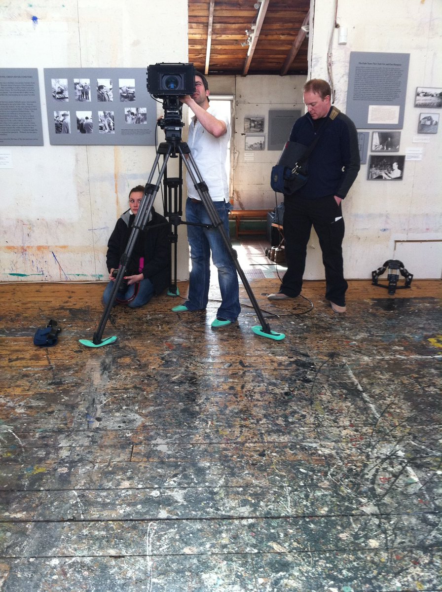 MarcusduSautoy's tweet photo. Tragic news that Micky Lachmann has died in an accident in the Alps. A brilliant producer of science documentaries. We worked together on The Code @bbc Some memories: down a mine in Germany with perfect cubic crystals and in Pollock’s studio filming fractals. https://t.co/kkKDIFDdK9