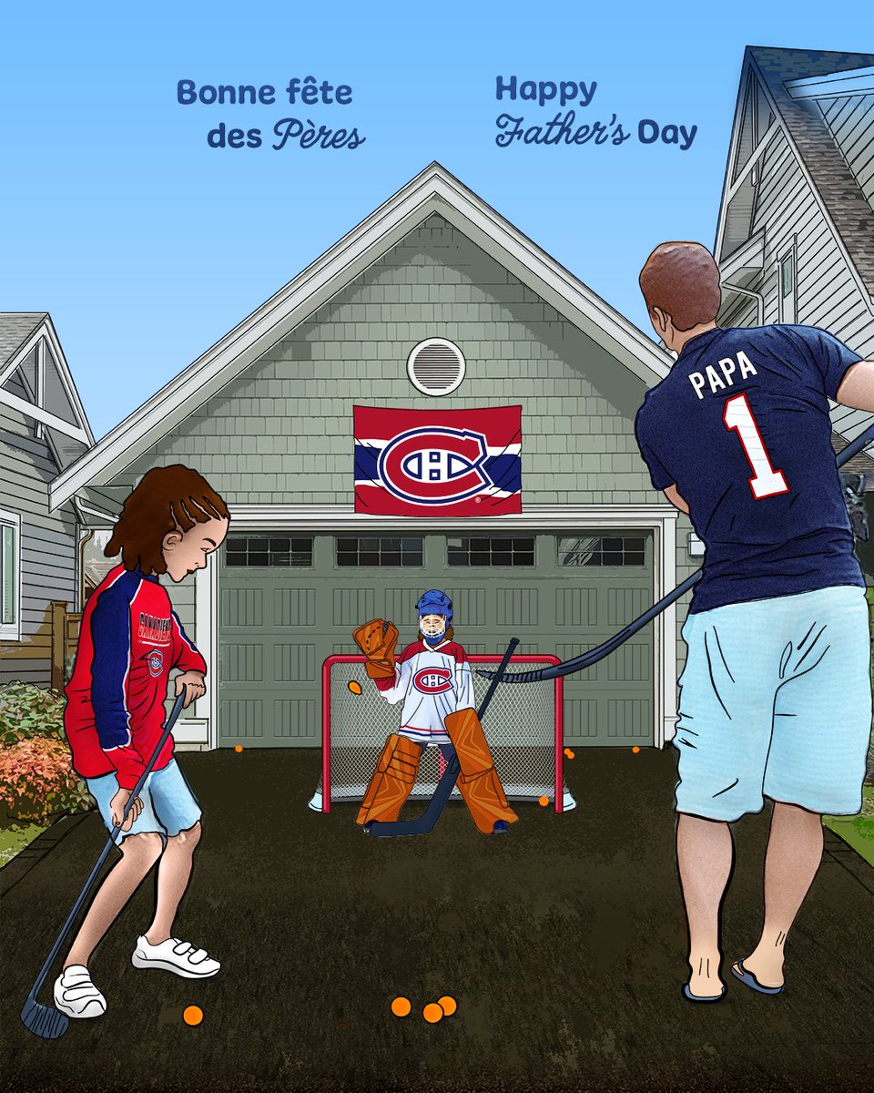 Bonne journée à tous les papas!

Wishing a great day to all the dads!

#GoHabsGo