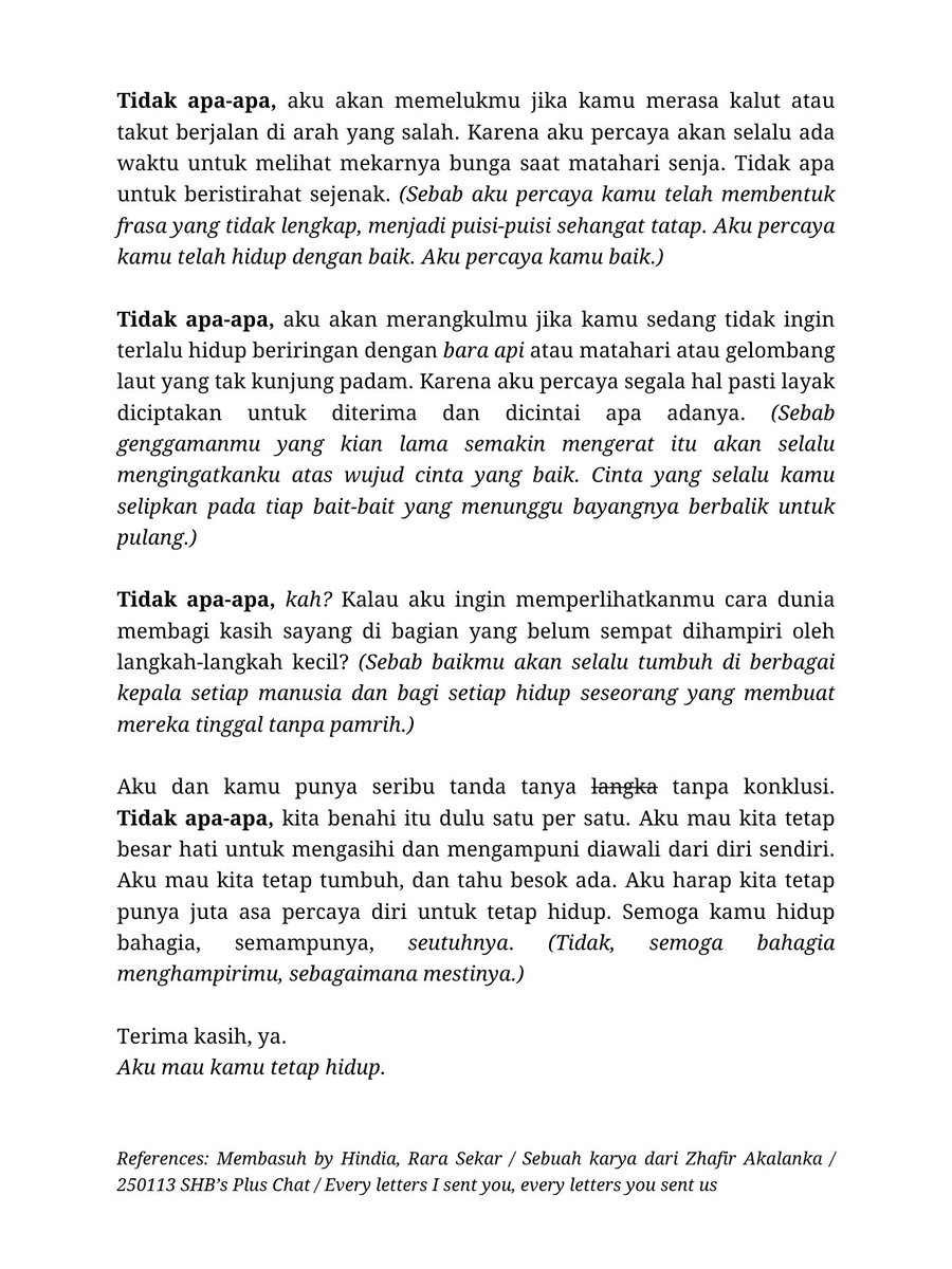 mailedhearts's tweet image. Aku mau kamu tetap hidup, dan tahu besok ada. 

#OurShiningLightSungHanbin
#한빈아_햄피냥스데이