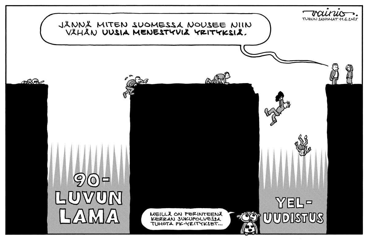 Suomi ja yrittäjät. Turun Sanomat, 11.6.2025.