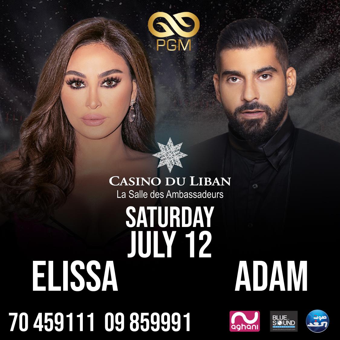 Exceptional night <a href="/CASINODULIBAN/">Casino du Liban</a> <a href="/elissakh/">Elissa</a> <a href="/AdamOfficialLb/">Adam آدم</a> 
#pgmproduction
#summer
#lebanon
