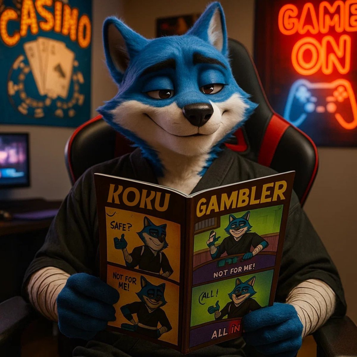 Kokutheshikoku's tweet image. SOMETIMES WE JUST HAVE TO GO ALL IN

IT&apos;S GAMBA TIME 🎰

$KOKU 🎲