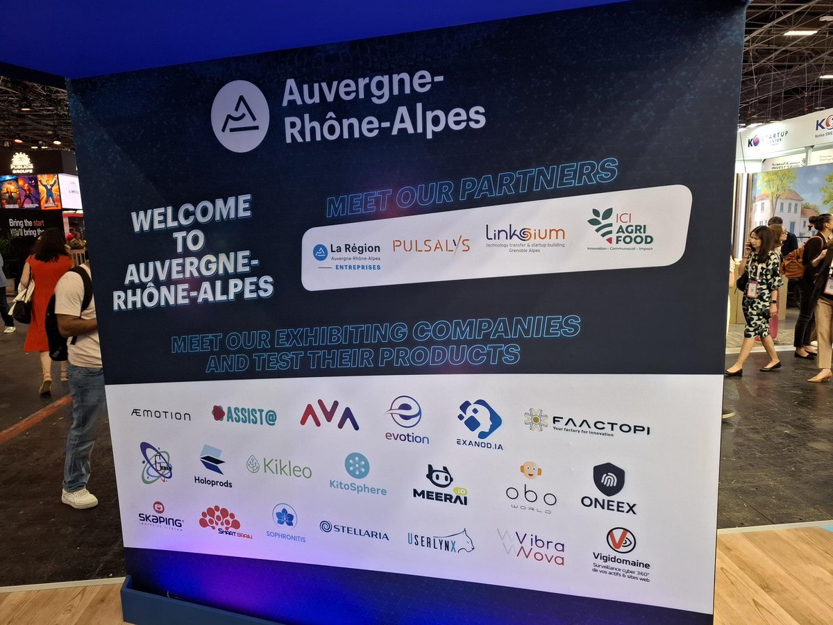 Pulsalys's tweet image. 👀 Une belle 1ère journée à @VivaTech 2025 avec une foule importante, des rencontres pertinentes, de nombreux échanges l'ensemble de l'écosystème !
🔥 La 2ème journée est lancée
👋 Retrouvez PULSALYS sur le stand de la Région @auvergnerhalpes (Hall 1 J10) aux côtés de startups