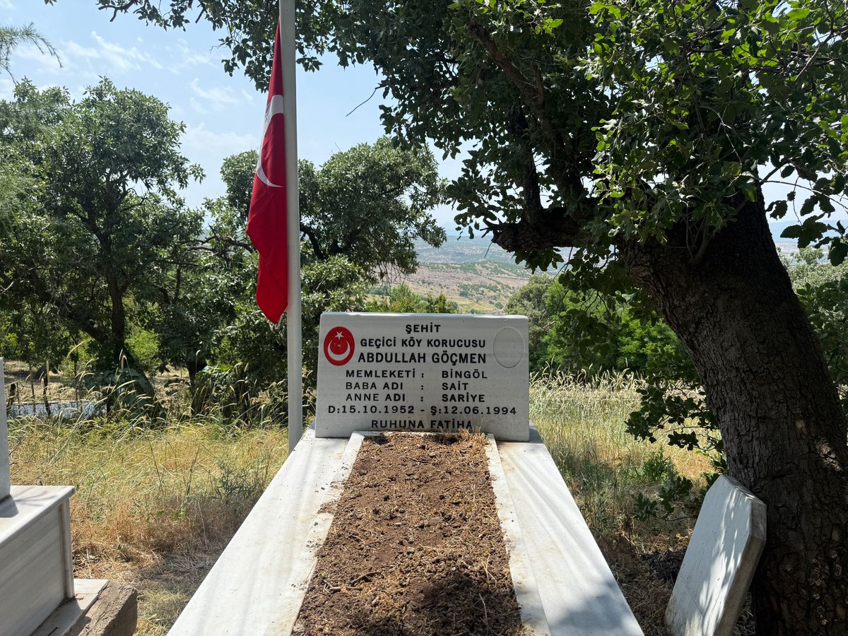 12.06.1994 tarihinde Bingöl Merkez Gökçeli Köyünde, alçak terör örgütü pkklı hainler ile girdikleri silahlı çatışmada Şehit olan Kahraman Güvenlik Korucumuz Paşa SÖZEN, Kahraman Güvenlik Korucumuz Abdullah GÖÇMEN, için  Şahadetlerinin 31. yıl dönümünde Gökçeli Köyünde