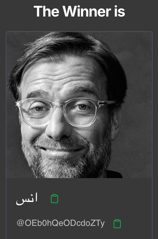 الف مبروك للفائزين بمسابقاتنا 🎉🎉

900K - <a href="/OEb0hQeODcdoZTy/">انس</a>  
500K - <a href="/ywsf337963/">yy</a>

حظًا اوفر للبقية في المرات القادمة 🤍