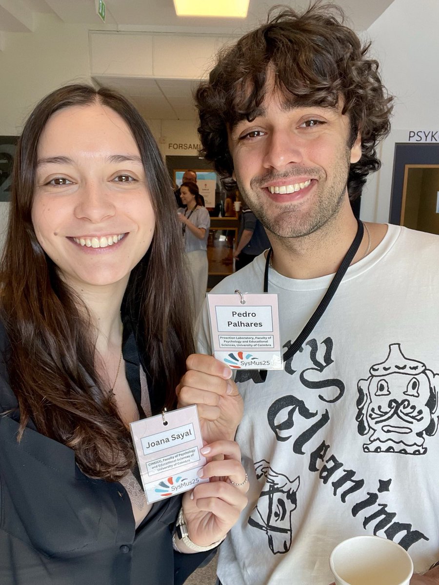 ProactionLab's tweet image. Great to share that @Joana_Sayal and Pedro Palhares are presenting their research at #SysMus25! 👏🧠🎶
@UniOslo_RITMO @cogbooster_uc @FPCEUC