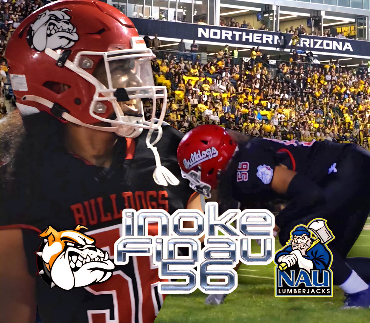 Oak Hills Football (@oakhillsfootba1) on Twitter photo Congratulations <a href="/inokefinau1/">Inoke finau</a> on earning your first D1 Offer at the <a href="/UofR_Football/">Redlands Bulldog Football</a> Camp from <a href="/NAU_Football/">NAU Football</a> <a href="/Coach_TUI/">Manako Tuifua</a> #ARETE Congratulations <a href="/inokefinau1/">Inoke finau</a> on earning your first D1 Offer at the <a href="/UofR_Football/">Redlands Bulldog Football</a> Camp from <a href="/NAU_Football/">NAU Football</a> <a href="/Coach_TUI/">Manako Tuifua</a> #ARETE