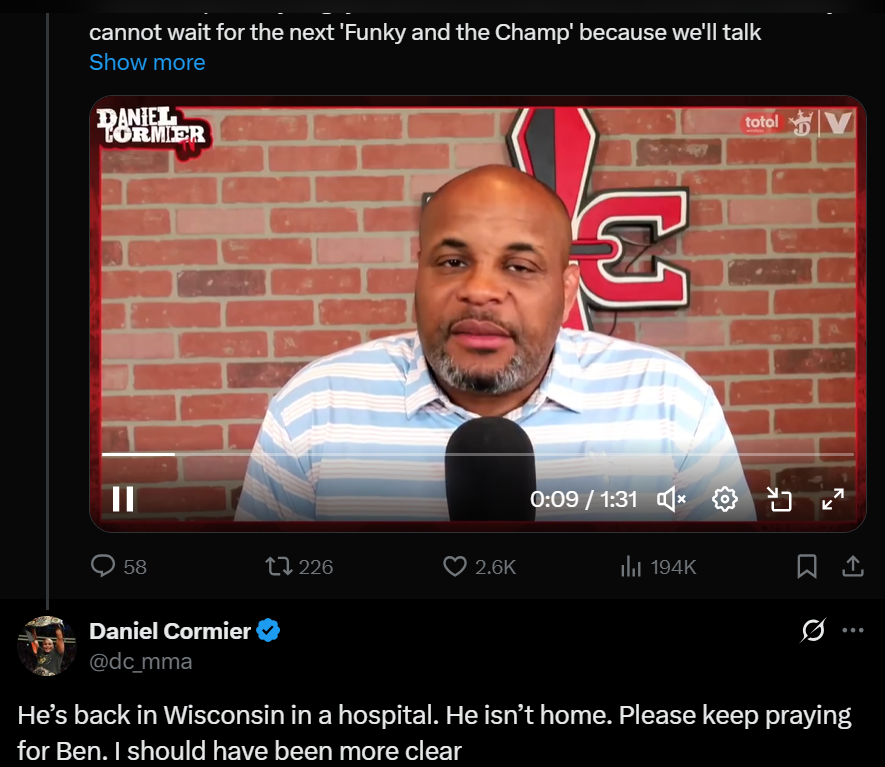 the_ufcguy's tweet photo. Daniel Cormier corrects himself https://t.co/DicDKptDqn