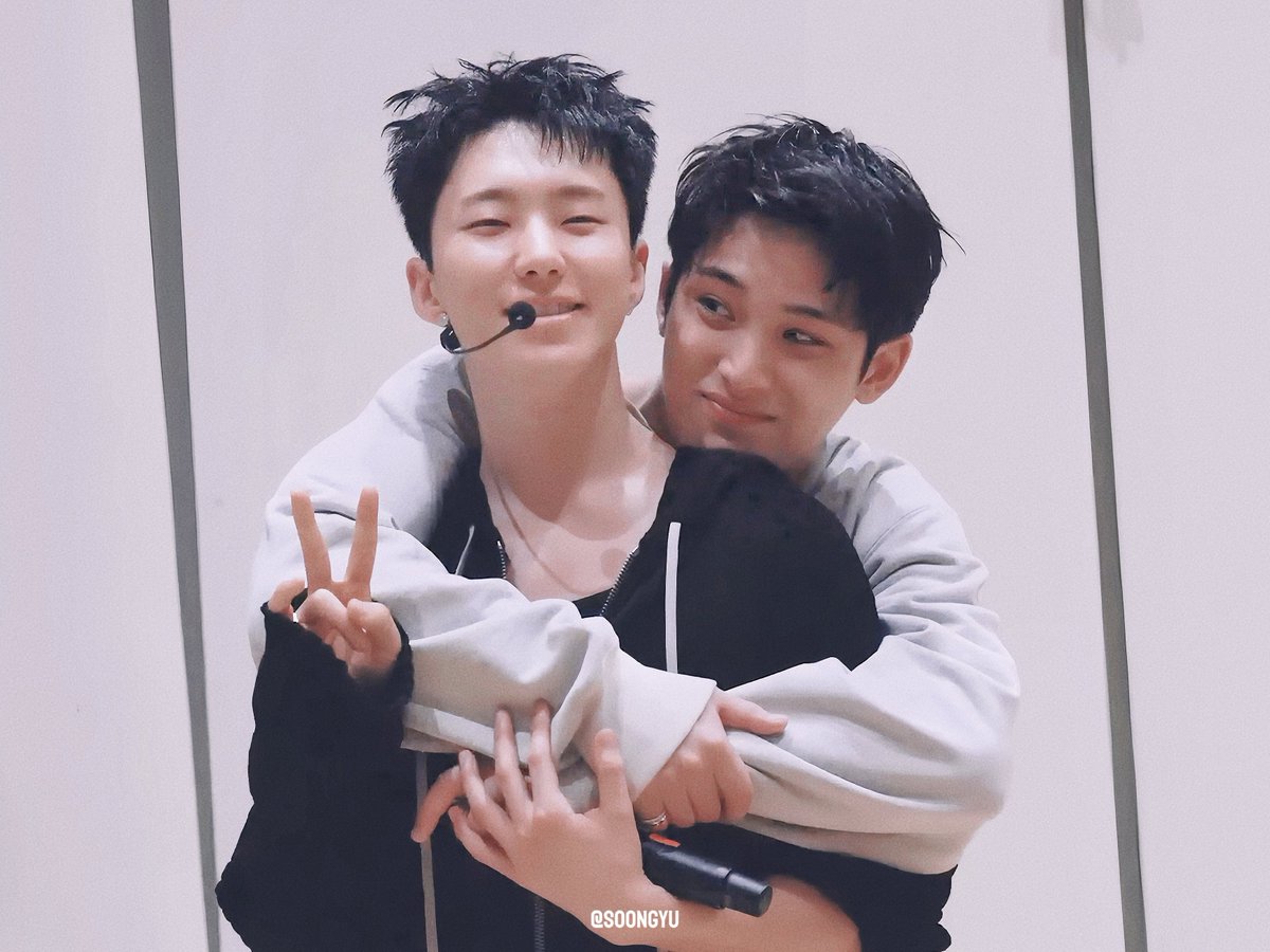 soongyu's tweet photo. [CAPS] - 250612 

🐯🐶

#호시 #민규 #규순 #HOSHI #MINGYU https://t.co/DjgUiMHTJc