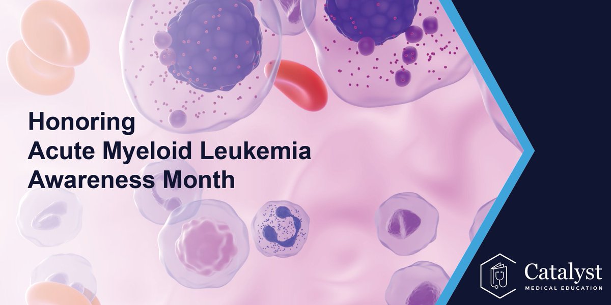 This #AMLAwareness Month, sharpen your approach to a cancer that doesn’t wait. With rapidly evolving targeted therapies and complex genetic subtypes, staying current is key to optimizing patient outcomes. Access expert-led CME at oncologyexpertexchange.com #CatalystMedEd