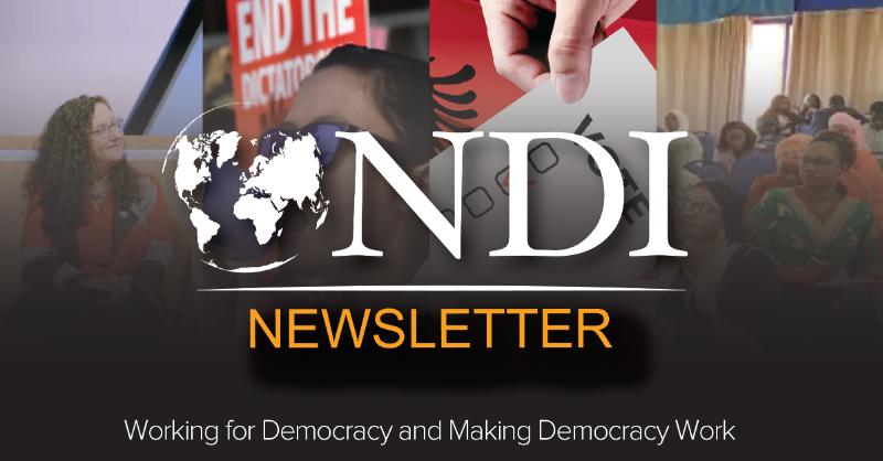 NDI's tweet photo. 📢 Freedom prevails when people have a say. 
Explore how #NDI is tackling corruption through open gov, supporting #youth in Albania, and strengthening parliament in Senegal. Plus, insights on Burma's strategic importance and more. ⬇️  #NDImpact
📩 https://t.co/EUHf1TV5oF