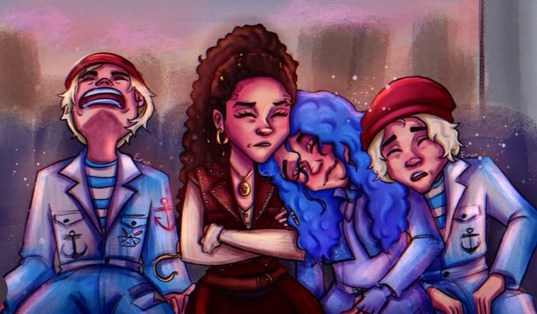 maliabakersgf's tweet photo. OH MY GOODNESS 💙🤎 this incredibly adorable fanart is by @zeiten_drws !!  This is absolutely the cutest https://t.co/pHBBWZ1XgD