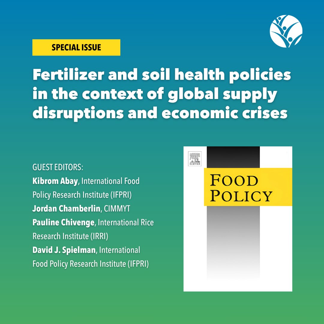 IFPRI (@ifpri) on Twitter photo This 🆕 special issue of <a href="/_Food_Policy/">Food Policy</a> brings together a collection of research articles examining how global crises have affected fertilizer markets, soil health, and agricultural productivity, particularly in low- and middle-income countries: sciencedirect.com/special-issue/…
🧵 👇 This 🆕 special issue of <a href="/_Food_Policy/">Food Policy</a> brings together a collection of research articles examining how global crises have affected fertilizer markets, soil health, and agricultural productivity, particularly in low- and middle-income countries: sciencedirect.com/special-issue/…
🧵 👇