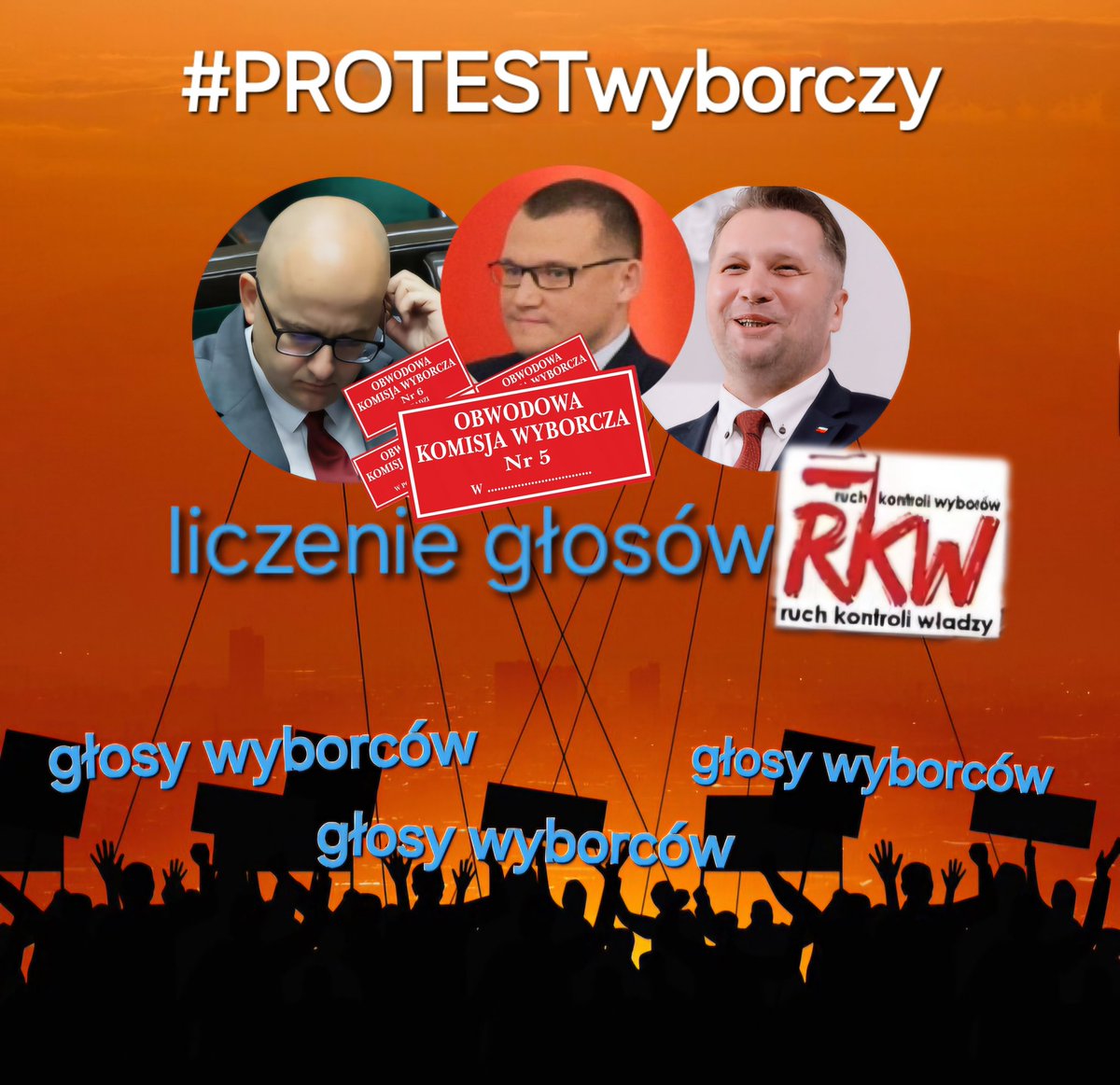 Presja społeczna zawsze ma sens, bo może doprowadzić do śledztw, rewizji decyzji, a nawet nowych wyborów❗
Bierność legitymizuje PiSowski system❗

Wydrukuj, podpisz, wyślij❗
PiS liczy na Twą bierność 🧠❗👍
http://ProtestWyborczy... 
#ProtestWyborczy