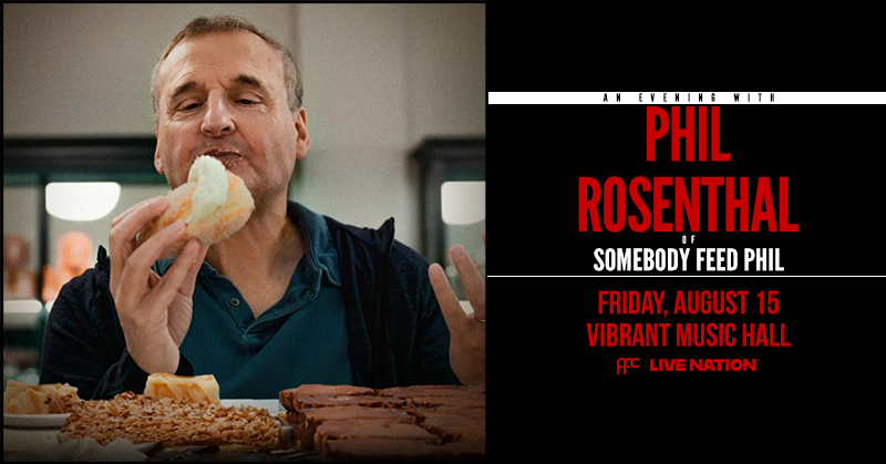 🔓 UNLOCK PRESALE NOW 🔓
⭐ An evening with <a href="/PhilRosenthal/">Phil Rosenthal</a> of “Somebody Feed Phil” plus an audience Q&amp;A
📅 Friday, August 15
🎫 livemu.sc/4mOzKXX | Code: TREBLE
➡️ On sale starts Friday, June 13 at 10 AM