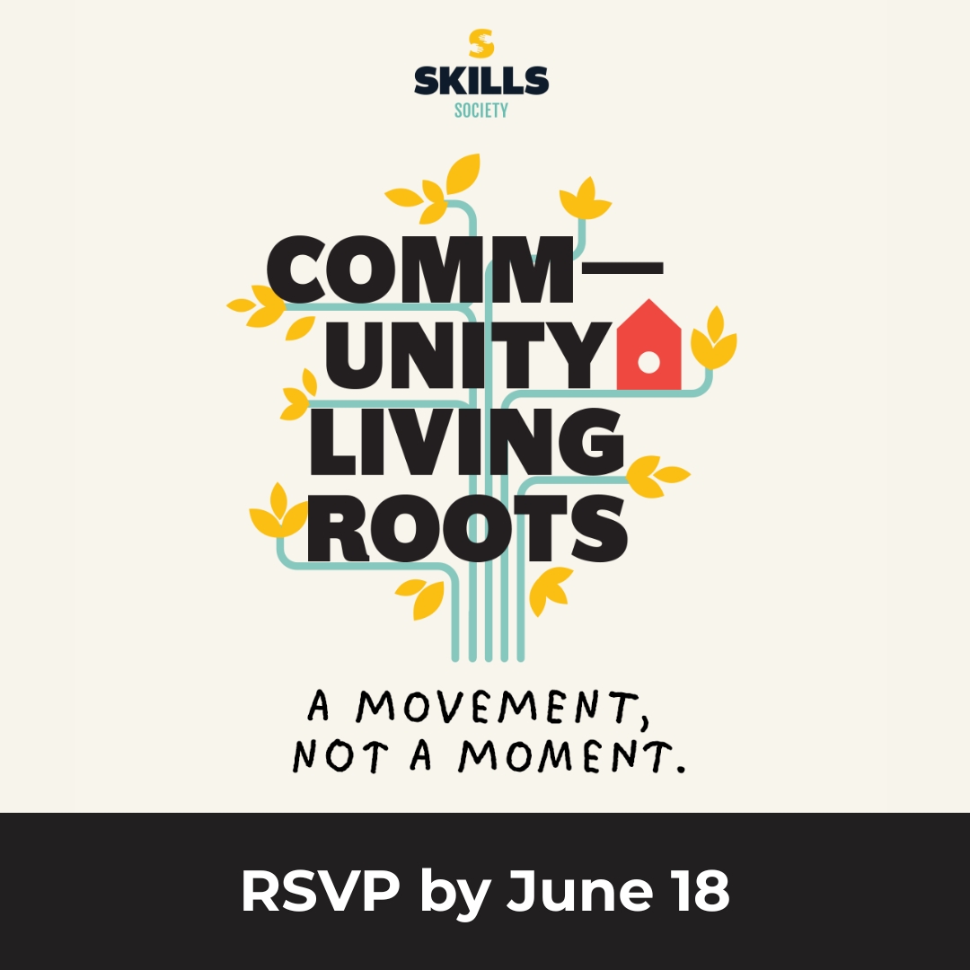 Just a friendly reminder to RSVP by June 18 for Skills Society’s 44th Annual General Meeting on June 25.

It’ll be a time to connect, reflect, and celebrate the people and stories that shape our community.

To RSVP and find more info, follow the link here: eventbrite.ca/e/skills-socie…