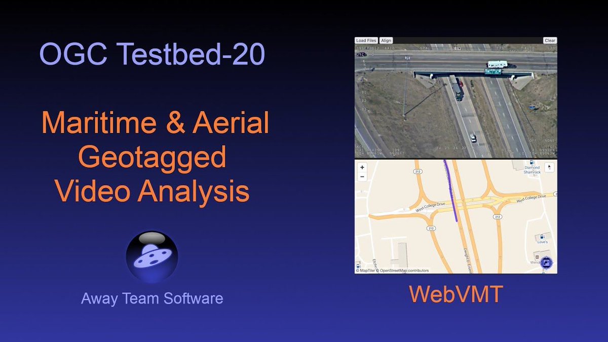 MapTiler (@maptiler) on Twitter photo Watch Rob Smith from <a href="/away_team/">Away Team Software</a> explain the new OGC standard Web Video Map Tracks (WebVMT) for synchronizing location with video for the web. Check the video at maptiler.link/4dUYud2 Watch Rob Smith from <a href="/away_team/">Away Team Software</a> explain the new OGC standard Web Video Map Tracks (WebVMT) for synchronizing location with video for the web. Check the video at maptiler.link/4dUYud2