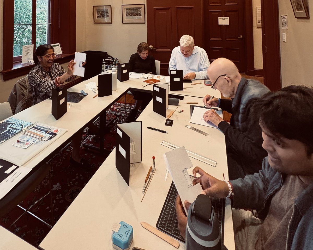 MandiraSareen's tweet image. #Hacked the Parthenon—in paper! At #PaperArchitecture Hack @HillCenterDC by @vivasthu. Explored Doric temples design, proportions &amp;amp; history through pop-up models. Grateful for the inspiring mix: DCOP&amp;amp;ED, @artomatic, nonprofit multifamily developers, lawyers &amp;amp; interns #DCevents