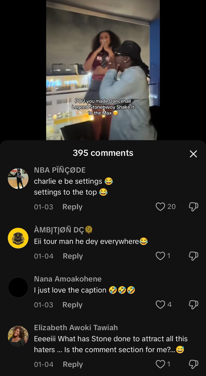𝓼𝓸𝓷 𝓸𝓯 𝓰𝓻𝓪𝓬𝓮 ✍🏼 (@kwesiriley_) on Twitter photo <a href="/AnnRoselynnn/">YT: Ann Roselynn</a> Stonebwoy did the original “SHAKE IT TO THE MAX” dance challenge, got backlash for it and still he’s being accused of doing nothing to project Moliy before the song became a global hit record.
How often do you see STONEBWOY take part in challenges for his own songs.
smh <a href="/AnnRoselynnn/">YT: Ann Roselynn</a> Stonebwoy did the original “SHAKE IT TO THE MAX” dance challenge, got backlash for it and still he’s being accused of doing nothing to project Moliy before the song became a global hit record.
How often do you see STONEBWOY take part in challenges for his own songs.
smh