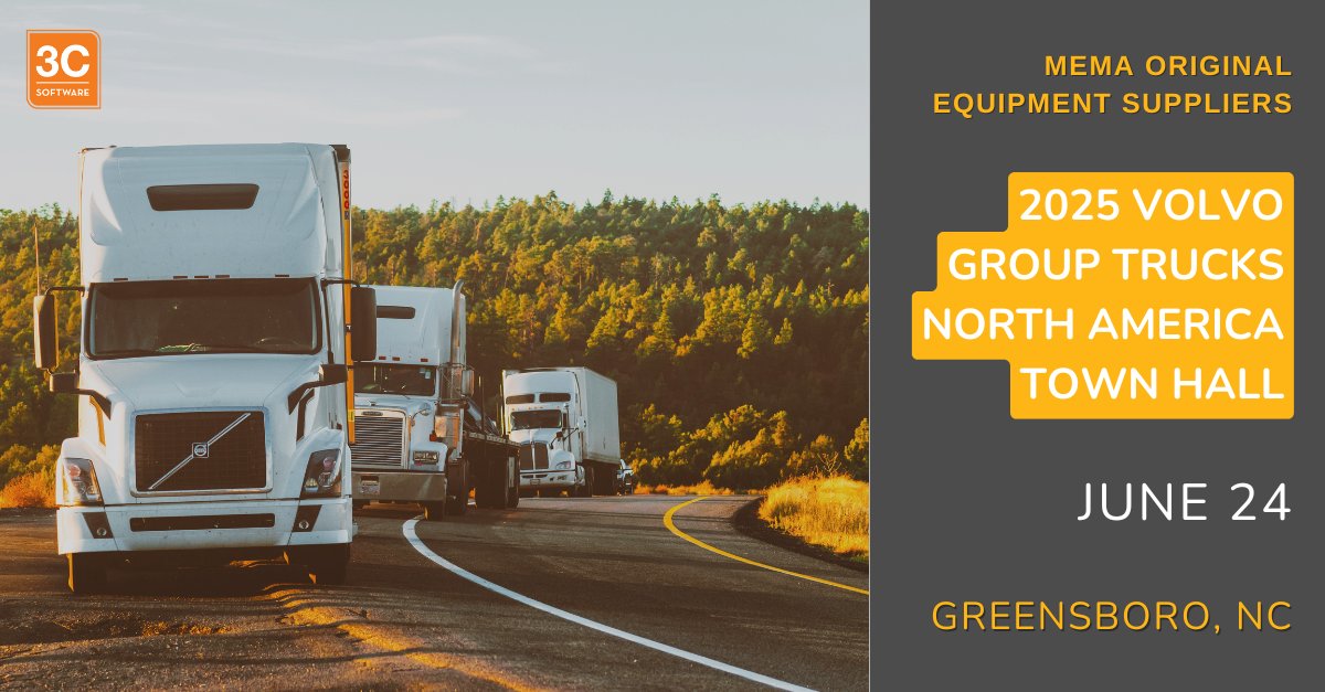 3C Software (@3csoftware) on Twitter photo We're looking forward to getting some valuable insights from Volvo Group Trucks North America and connecting with other leaders in the industry!
If you're interested in attending, then you can register here: ow.ly/qHMp50W8mKq
#costing #supplychain #financeleadership We're looking forward to getting some valuable insights from Volvo Group Trucks North America and connecting with other leaders in the industry!
If you're interested in attending, then you can register here: ow.ly/qHMp50W8mKq
#costing #supplychain #financeleadership