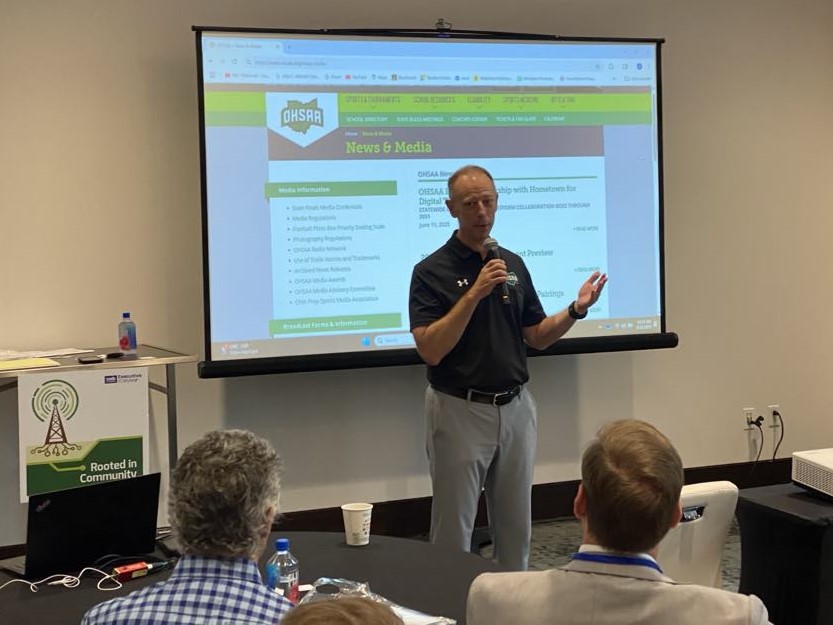 OhioBroadcaster's tweet image. Our first round of Executive Forum breakout sessions are in full swing! Chris Brunt of @jacobsmedia explores opportunities in digital sales, while Tim Stried of @OHSAASports shares emerging trends in high school sports!
