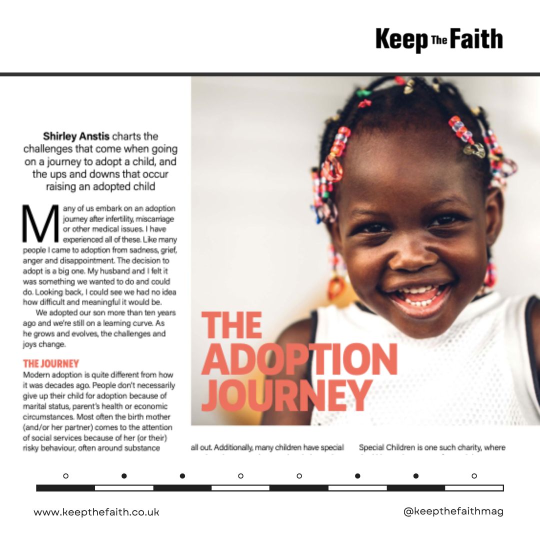 Shirley Anstis gives insight into her adoption journey and the challenges she's experienced on the journey.

Click link in bio or visit bit.ly/KTFJune2025 to read

#adoption #children #parents #keepthefaith